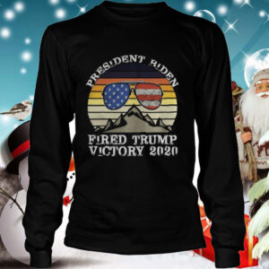 President Biden Fired Trump Victory 2020 American Sunglasses Flag Vintage