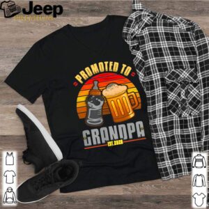 Promoted to grandpa shirt