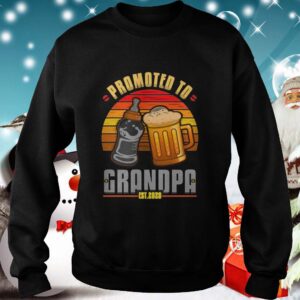 Promoted to grandpa shirt