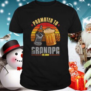 Promoted to grandpa shirt