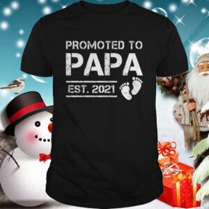 Promoted to papa est 2021 shirt