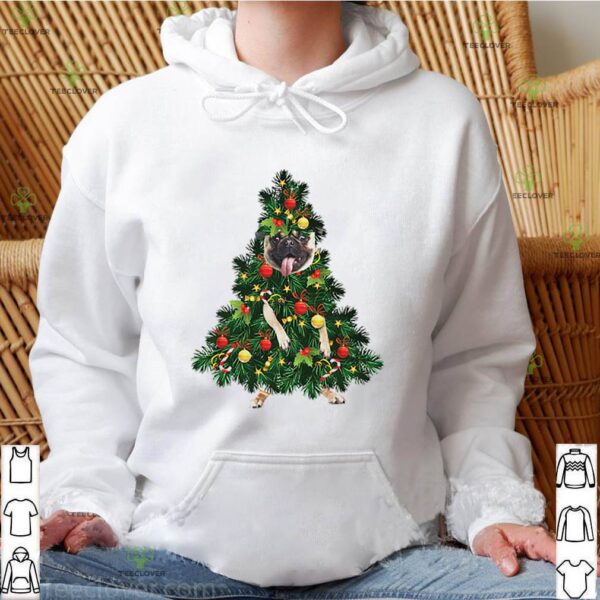 Pug Tree Christmas hoodie, sweater, longsleeve, shirt v-neck, t-shirt