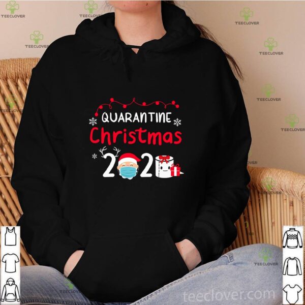 Quarantine Christmas 2020 Santa Claus Face Mask Toilet Paper Gift Sweathoodie, sweater, longsleeve, shirt v-neck, t-shirt