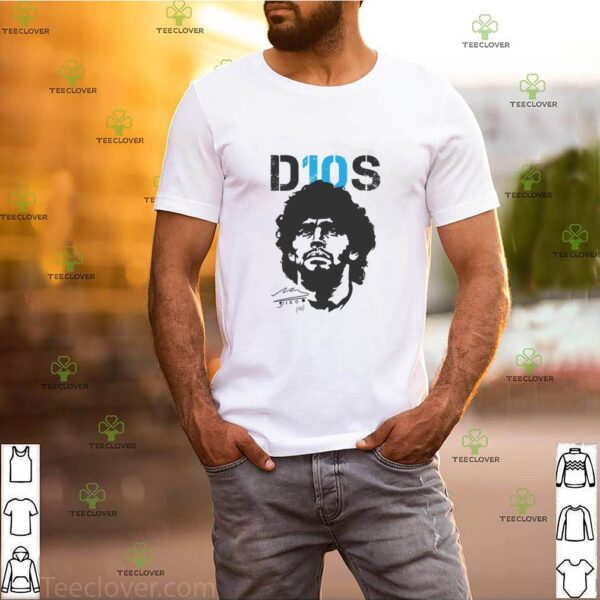 R.I.P Diego Maradona – D10S signature shirt