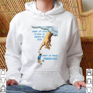 REST IN PEACE MARADONA 1960-2020 hand of god is now in hands of god shirt