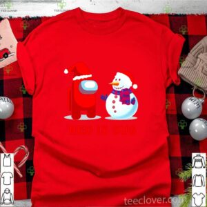 Red Is Sus Among Us Christmas Game Among Us Xmax shirt