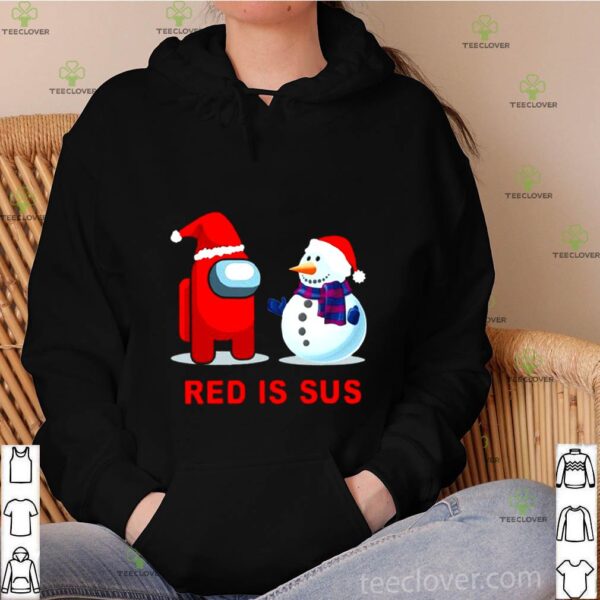 Red Is Sus Among Us Christmas Game Among Us Xmax hoodie, sweater, longsleeve, shirt v-neck, t-shirt