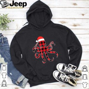 Red Plaid Octopus Pajama Family Buffalo Christmas Gifts T