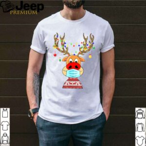 Reindeer Leopard Face Mask Christmas 2020 Family shirt