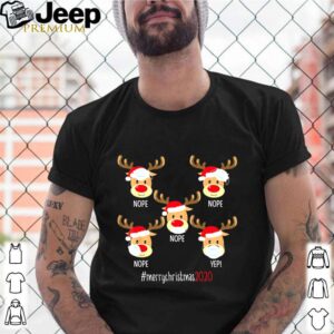 Reindeer Wearing Face Mask Merry Christmas 2020 shirt