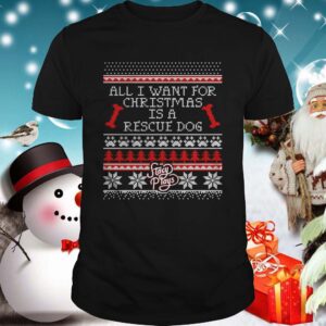 Rescue Dog Christmas shirt