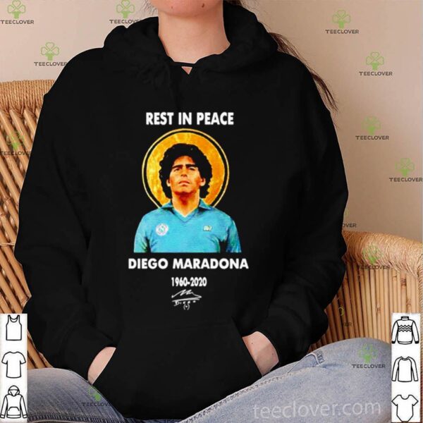 Rest in peace Diego Maradona 1960 2020 signature hoodie, sweater, longsleeve, shirt v-neck, t-shirt