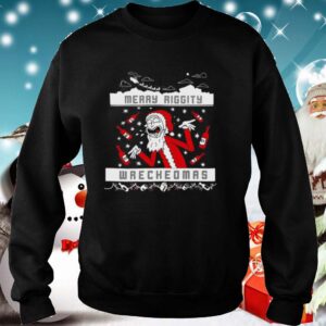 Rick And Morty Merry Swiftmas Merry Riggity Wrecked Xmas Ugly Christmas hoodie, sweater, longsleeve, shirt v-neck, t-shirt