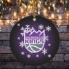 Sacramento Kings Merry Christmas Circle Ornament