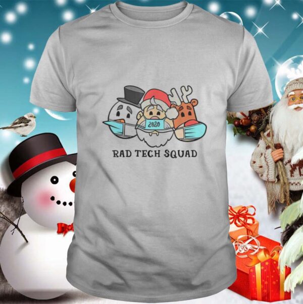 Santa Claus 2020 Rad Tech Squad Snow and Reindeer Wear Mask