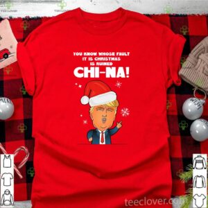 Santa Donald Trump you know whose fault it is Christmas is ruined China sweater 2