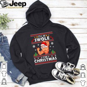 Santa Gymer Ill me swole for Christmas  shirt