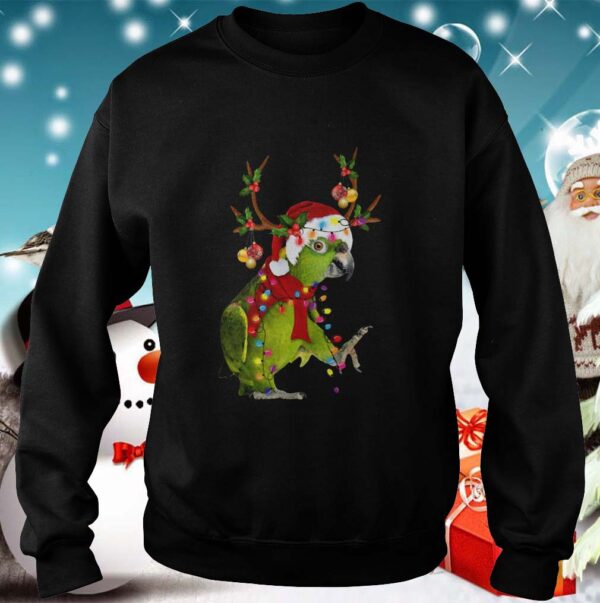 Santa Parrot Light Christmas shirt
