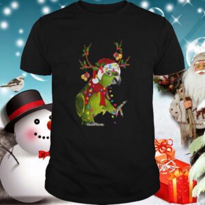 Santa Parrot Light Christmas shirt