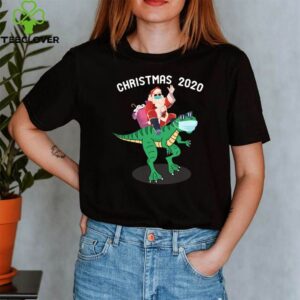 Santa Riding Dinosaur Trex with Toilet Paper Funny hoodie, sweater, longsleeve, shirt v-neck, t-shirt