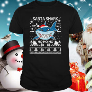 Santa Shark Ho Ho Ho shirt