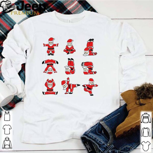 Santa claus is doing yoga Christmas hoodie, sweater, longsleeve, shirt v-neck, t-shirt