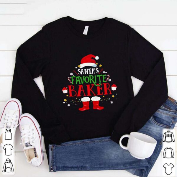 Santa’s Favorite Baker Merry Christmas hoodie, sweater, longsleeve, shirt v-neck, t-shirt