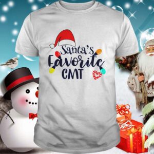 Santas Favorite CMT Nurse Costume Christmas 2020 shirt