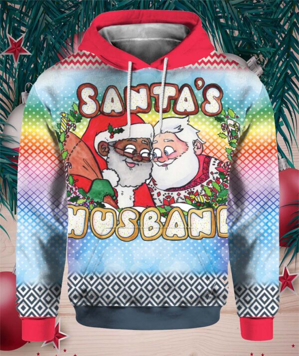 Santa’s Husband 3D Ugly Chistmas Sweater Hoodie hoodie, sweater, longsleeve, shirt v-neck, t-shirt