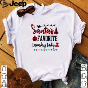 Santas favorite laundry lady Christmas shirt