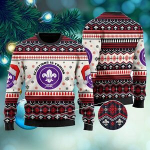 Scoutmas Is Coming Ugly Sweater For Scouts On National Ugly Sweater Day And Christmas Time