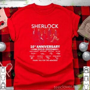 Sherlock 10th Anniversary 2010 2020 Benedict Cumberbatch Martin Freeman Thank You For The Memories Hurt shirt