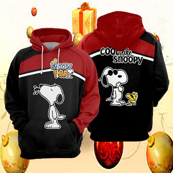 Snoopy Christmas Full Printing Hoodie