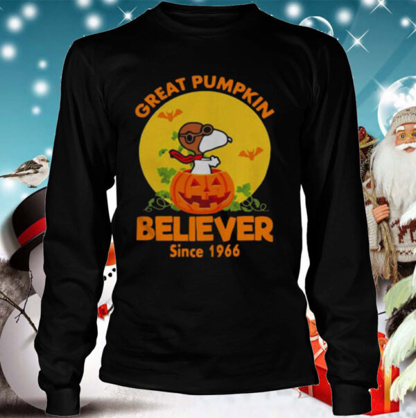 Snoopy Great Pumpkin Believer Since 1966 Halloween hoodie, sweater, longsleeve, shirt v-neck, t-shirt