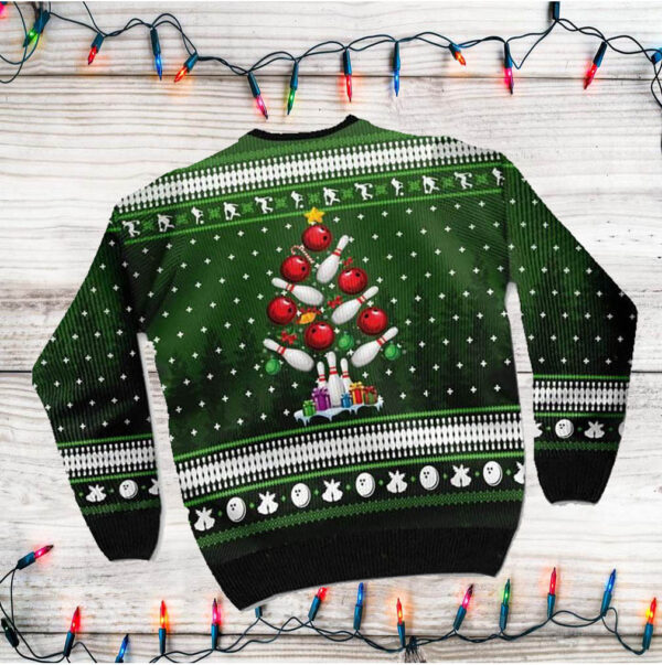 Snowman Bowling With Sayings Rollin’ With My Snowmies Christmas Ugly Sweater For Bowling Lovers On National Ugly Sweater Day And Christmas Time