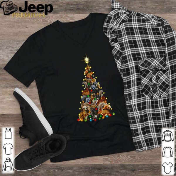 Squirrels as Christmas tree hoodie, sweater, longsleeve, shirt v-neck, t-shirt