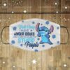 Stitch Grinch Walk Away I Have Anger Issues and a Serious Dislike Washable Reusable Custom – Printed Cloth Face Mask Cover