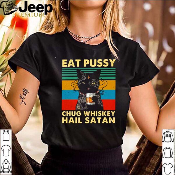 Tattoos cat eat pussy chug whiskey hail Satan vintage