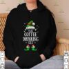 The Coffee Drinking Elf Christmas Pajama hoodie, sweater, longsleeve, shirt v-neck, t-shirt