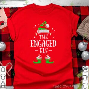 The Engaged Elf Matching Family Group Christmas Pajama shirt