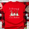 Santa Mona Lisa Ho Ho Hol Mir Ein Bier Christmas Sweathoodie, sweater, longsleeve, shirt v-neck, t-shirt