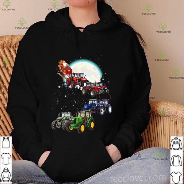 Tractor Santa Claus and Sky Christmas hoodie, sweater, longsleeve, shirt v-neck, t-shirt