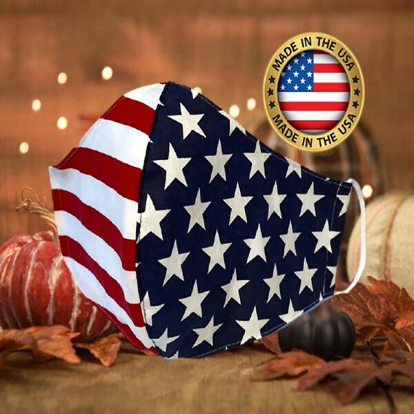 USA Flag Cotton Face Mask
