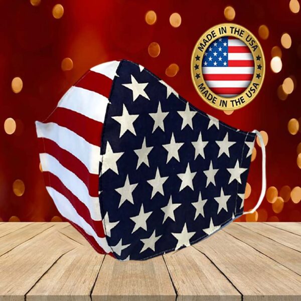 USA Flag Cotton Face Mask
