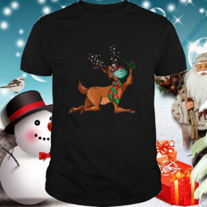 Ugly Christmas Drunk Reindeer Mask XMas 2020 shirt