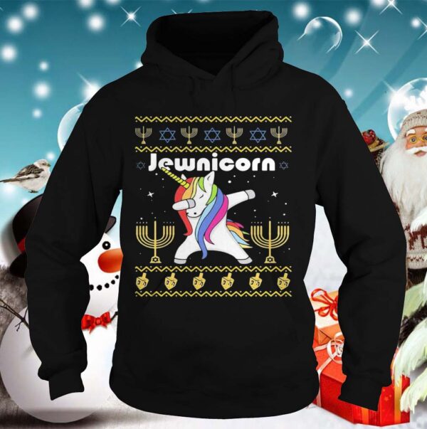 Unicorn Dabbing Jewnicorn Ugly Christmas