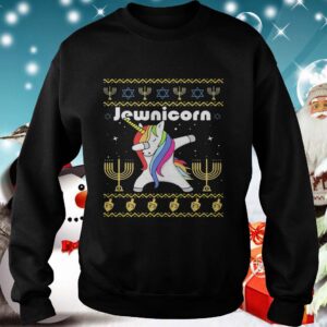 Unicorn Dabbing Jewnicorn Ugly Christmas