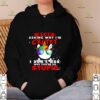 Unicorn Stop Asking Why I’m Crazy I Don’t Ask Why You’re So Stupid Christmas hoodie, sweater, longsleeve, shirt v-neck, t-shirt