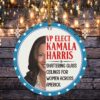 VP Elect Kamala Harris Shattering The Glass Ceilings For Women Across America Circle Christmas Ornament