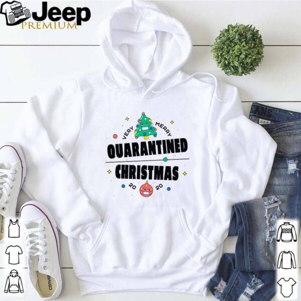 Very merry quarantined Christmas 2020 hoodie, sweater, longsleeve, shirt v-neck, t-shirt